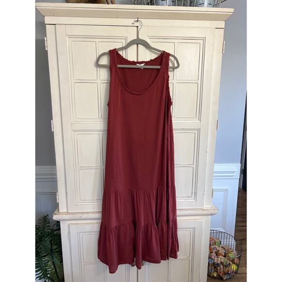Caslon size 1X rust colored maxi dress - Picture 1 of 5